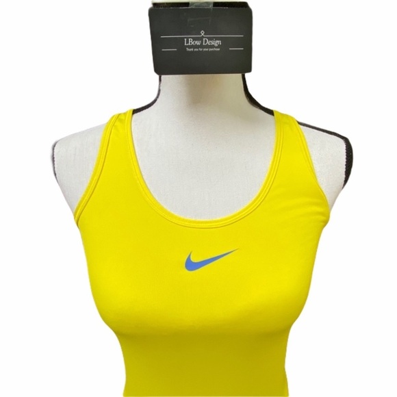 Nike Pro Dry Fit Racer back running Shirt - Picture 3 of 15